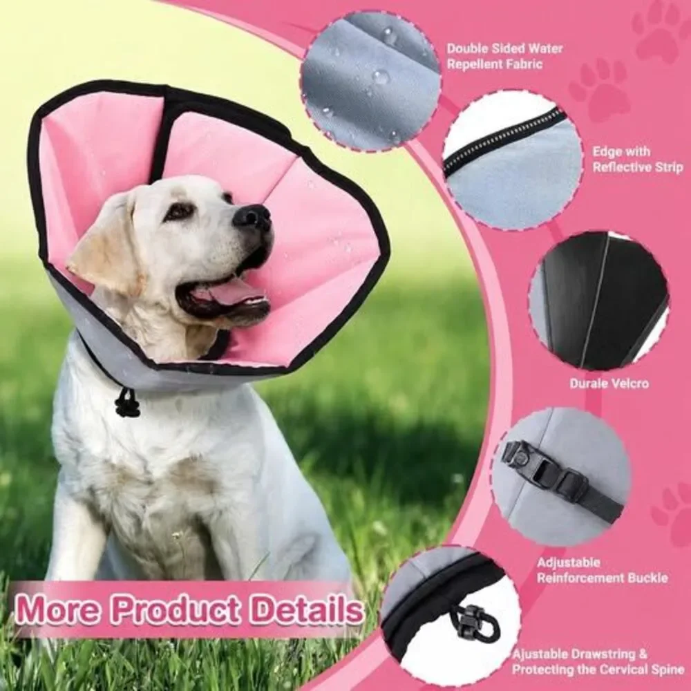 Pink Ipetstation Soft Pet Recovery Cone